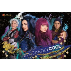 Descendants 2 Wickedly Cool Wall Poster 22.375" x 34"   565364009